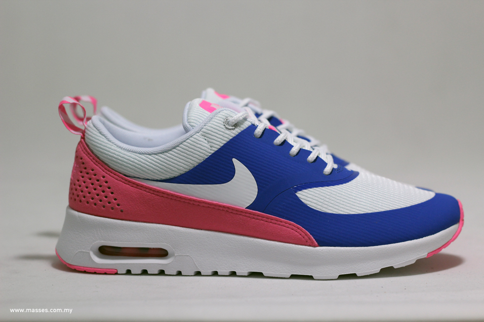 Nike WMNS Air Max Thea Game Royal-Pink Glow Detailed Look - MASSES