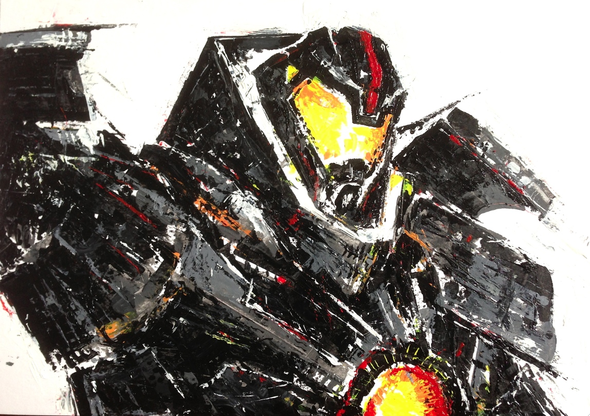 GIPSY DANGER- painting 1