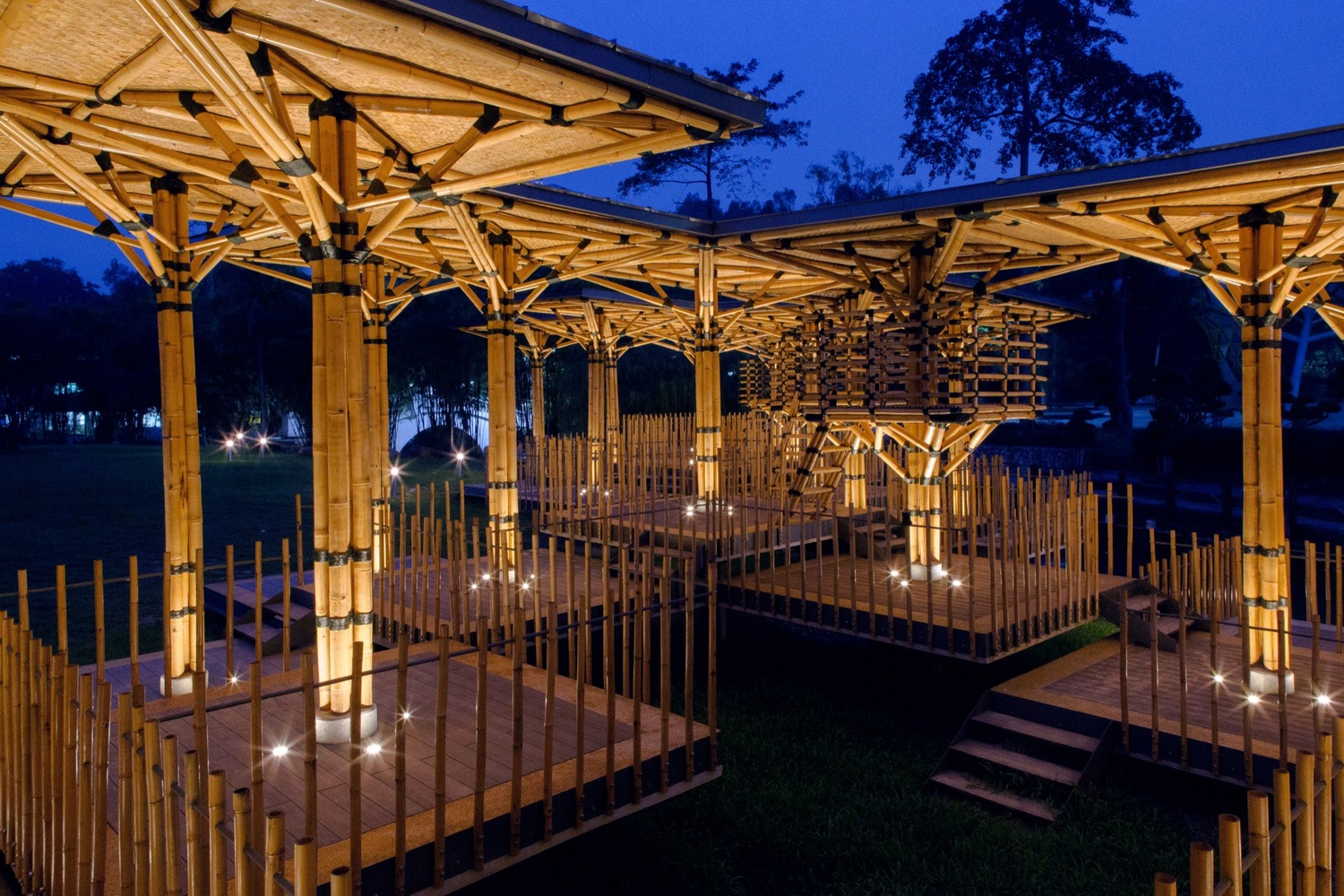 The Bamboo Playhouse At Perdana Lake Garden Masses