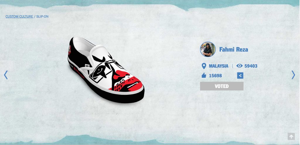 Vans best sale custom template