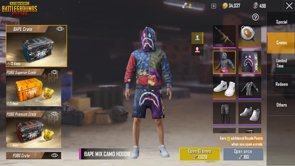 bape shark pubg