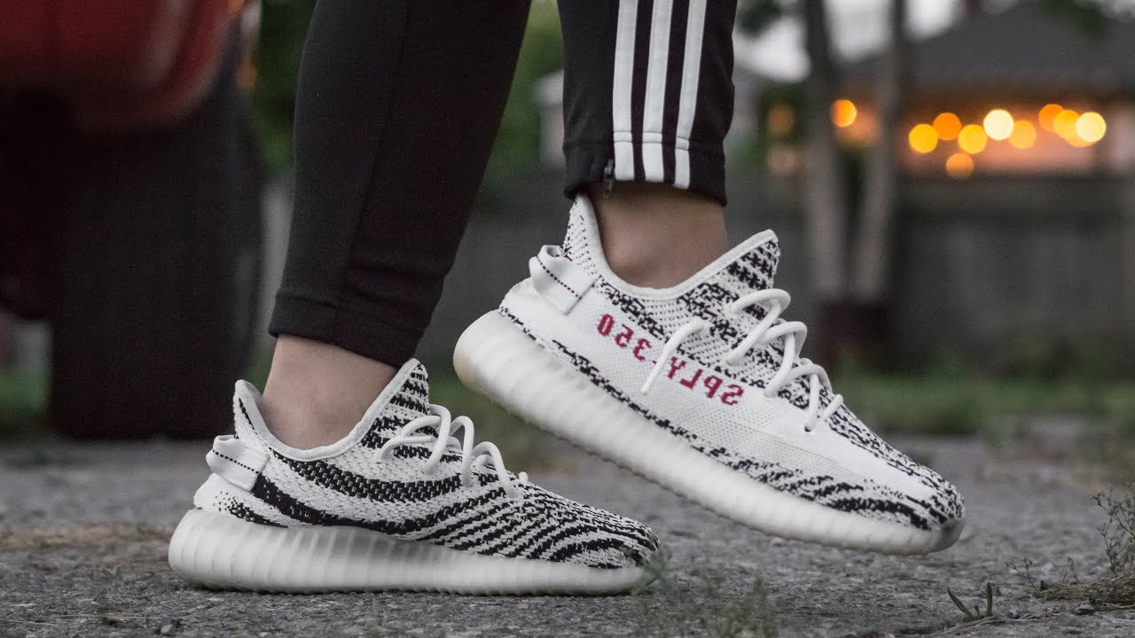 champs sports yeezy zebra