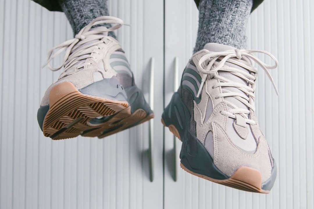 Yeezy 700 cheap tephra on feet