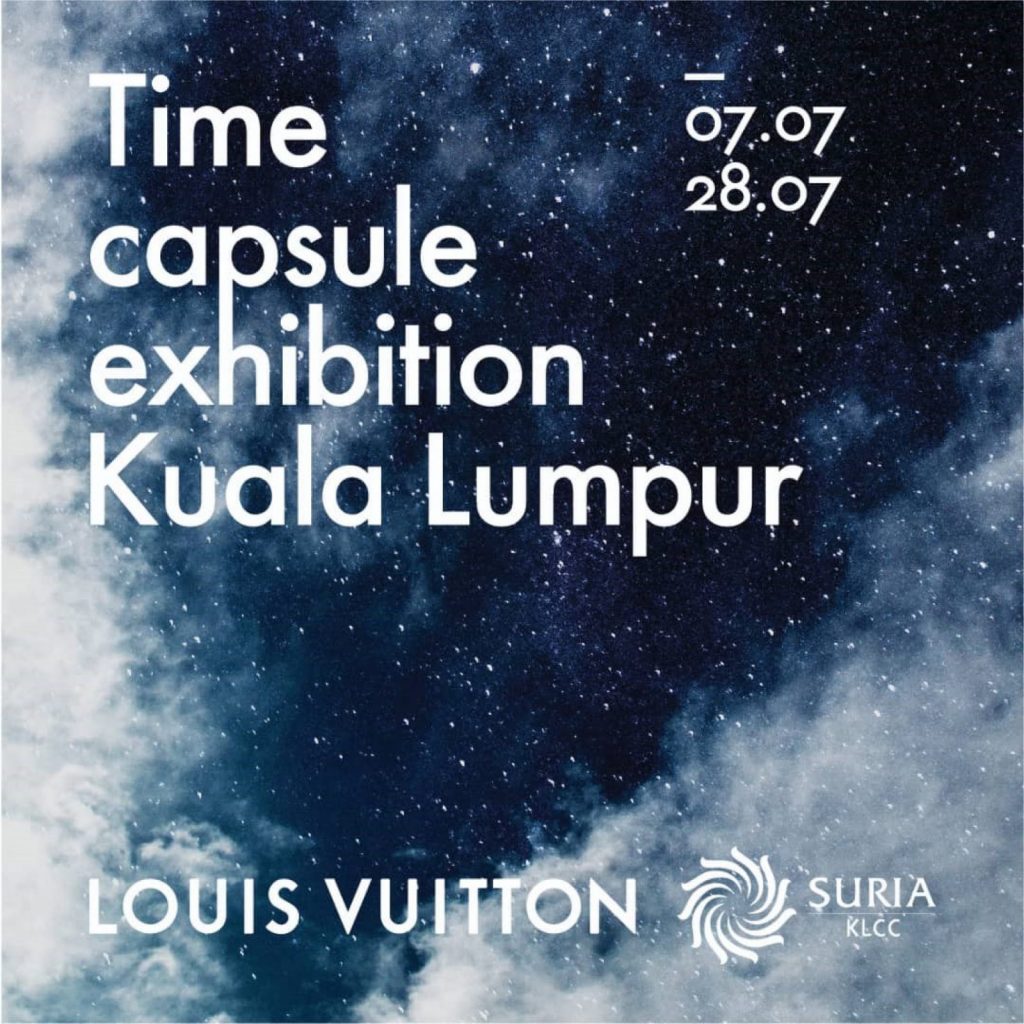 Kuala Lumpur, Malaysia - July 30, 2019: Louis Vuitton X Supreme Keepall  Bandouliere Epi 45 Red At The Time Capsule Exhibition By Louis Vuitton KLCC  In Kuala Lumpur. Stock Photo, Picture and