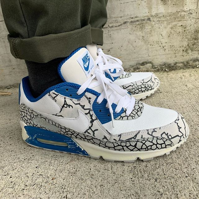 nike air max 90 elephant print