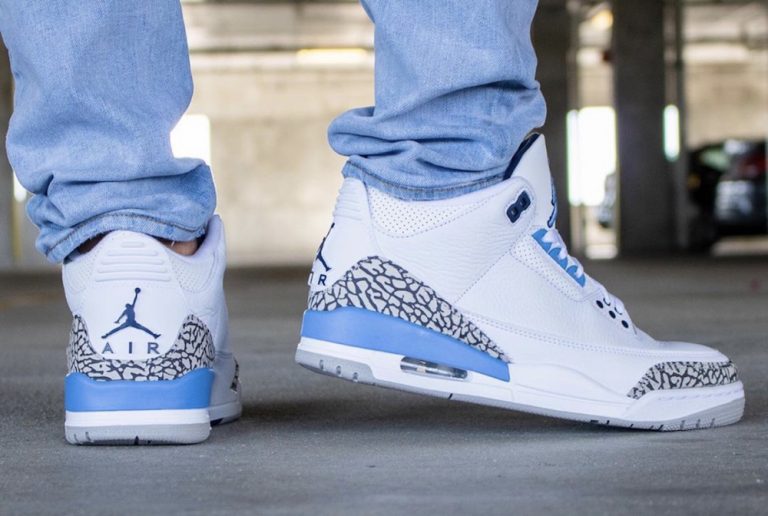 new jordan 3 unc