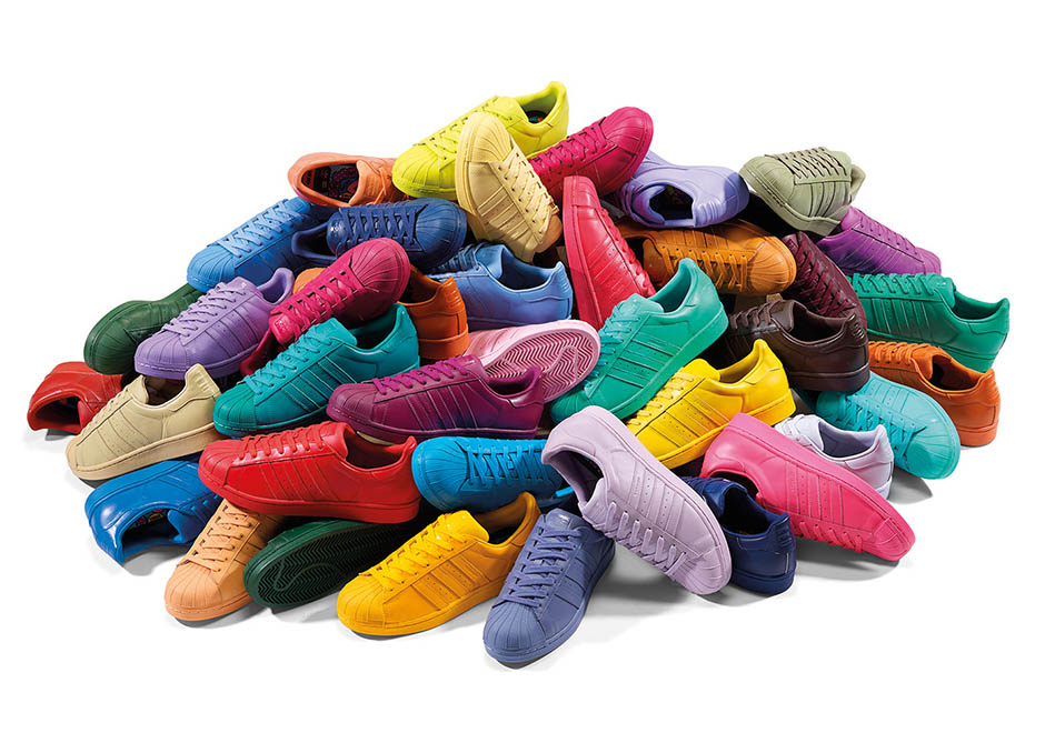 different color adidas shoes