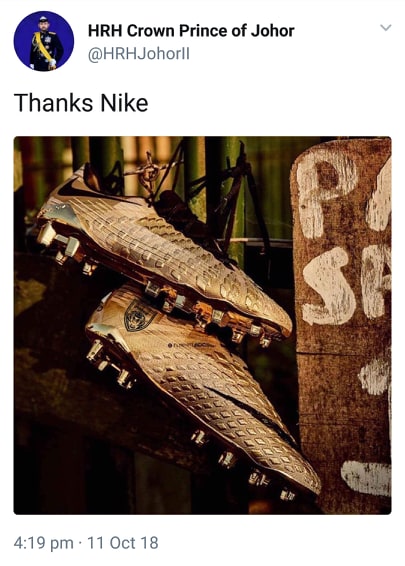 TMJ Copped Himself 2 Exclusive Football Boots From Nike - MASSES