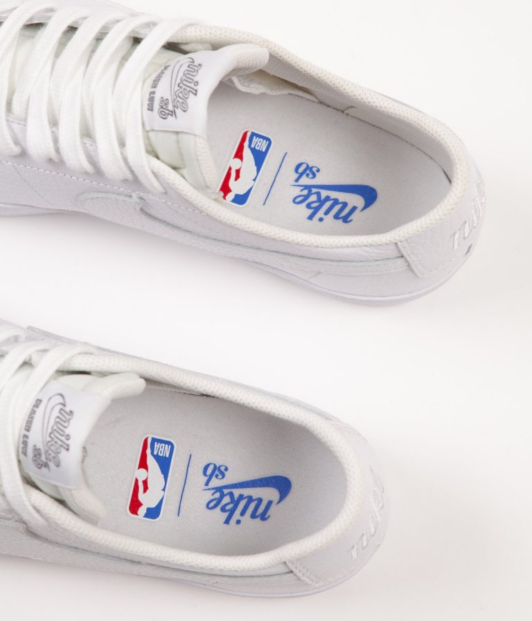 nike sb blazer low nba white